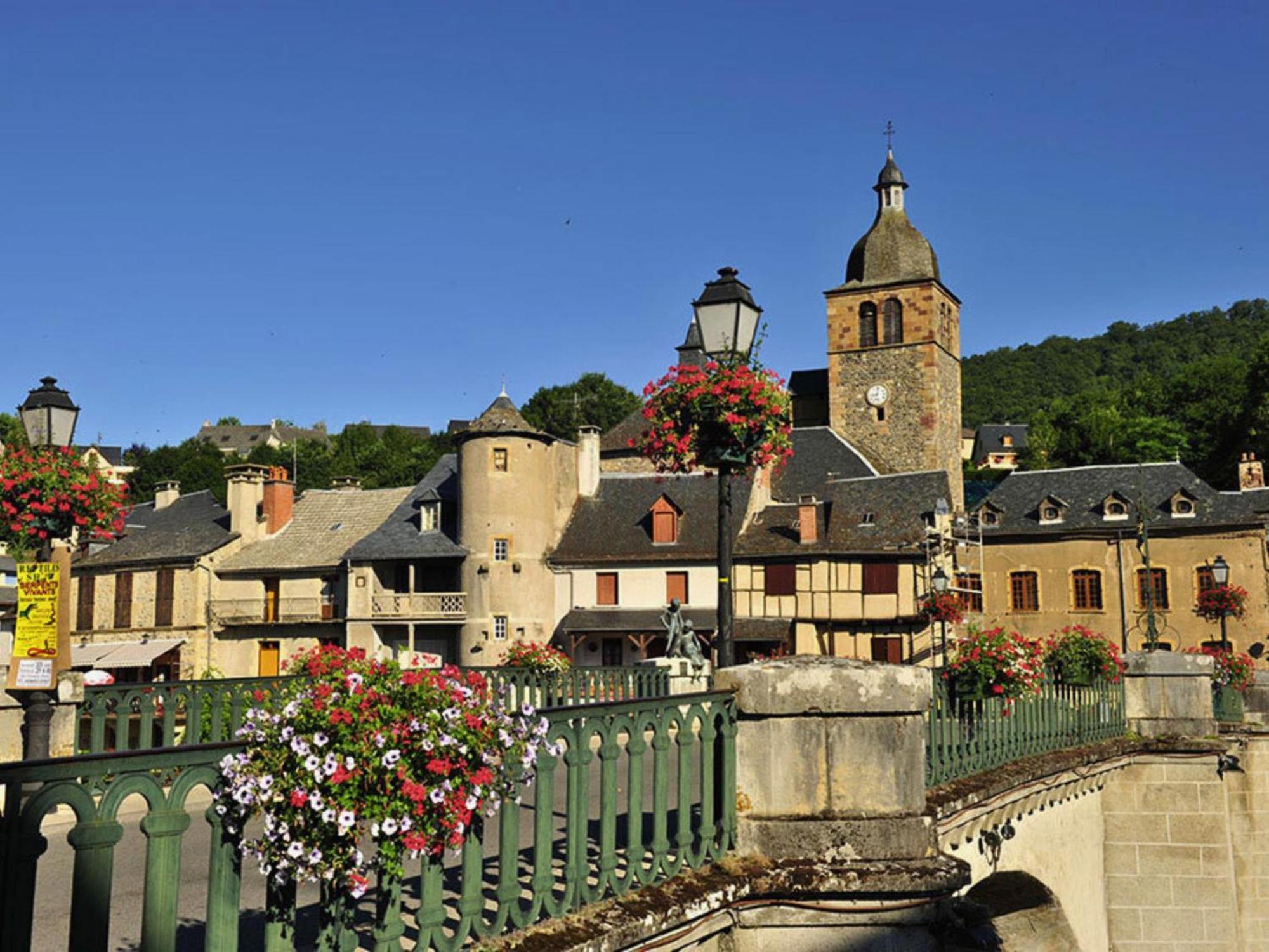 La Maison Bleue, Village Vacances, Piscine, Parking Saint-Geniez-d'Olt Exterior photo